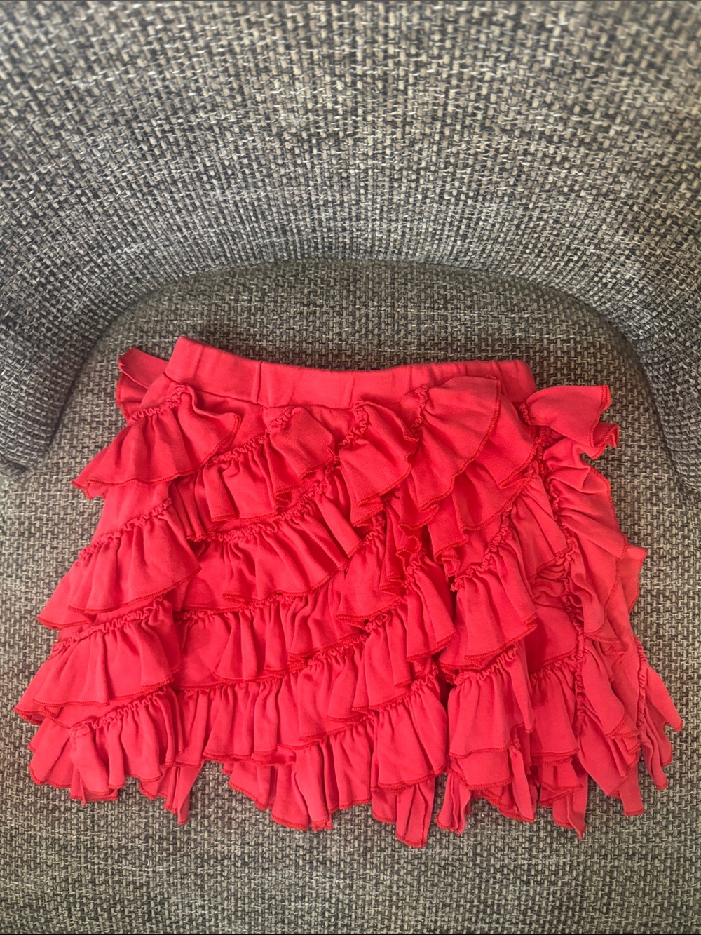 Lemon Loves Lime Ruffled Tiered Skirt size 4